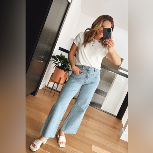 SLVRLAKE Grace Crop Double Yoke - Fool for Love sz 25 - Picture 3 of 6